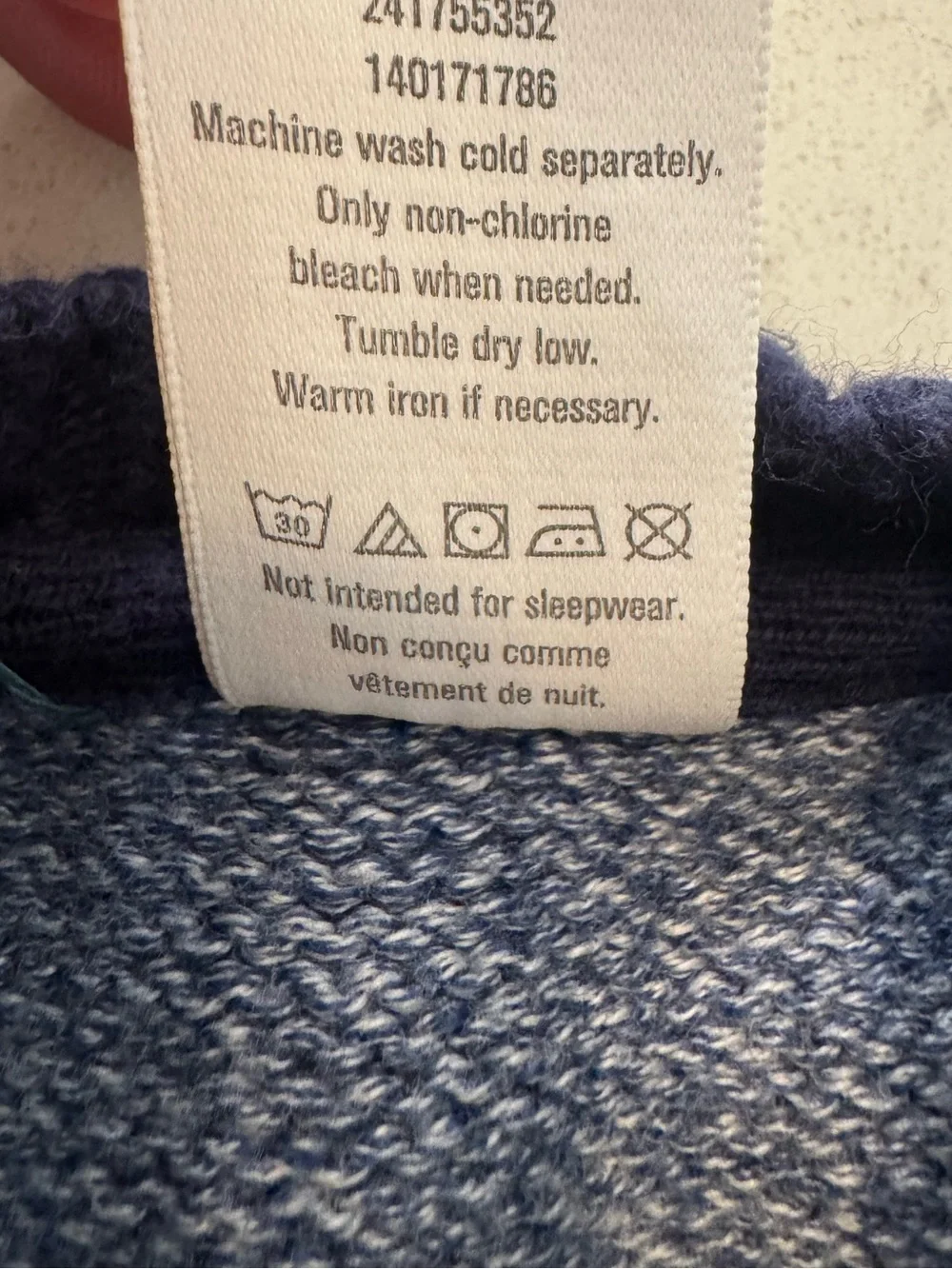 Gymboree Purrfect Prep baby boy Football Sweater 3-6 months cotton Blue